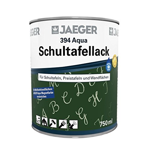 Jaeger AQUA Schultafellack Tischtennisplattenlack, wetterfest (375 ml, mattschwarz) von Paul Jaeger GmbH & Co. KG