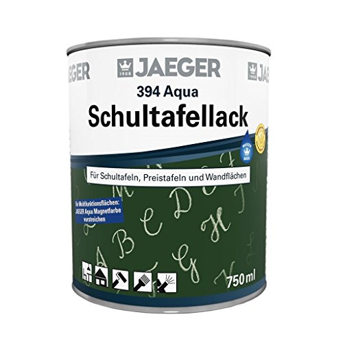 Jaeger AQUA Schultafellack Tischtennisplattenlack, wetterfest (750 ml, mattschwarz) von Paul Jaeger GmbH & Co. KG