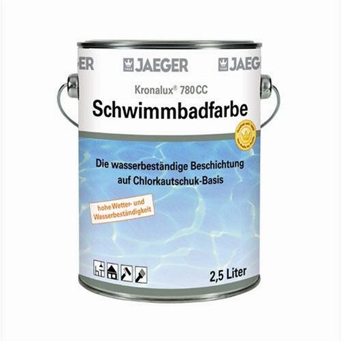 Jaeger Kronalux Schwimmbadfarbe Poolfarbe 2,5 Liter Farbe: weiss Jaeger Kronalux Schwimmbadfarbe Poolfarbe 2,5 Liter Farbe: weiss von Paul Jaeger GmbH & Co. KG