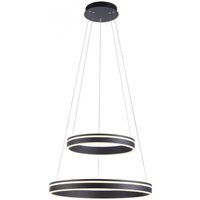 Dimmbare LED Pendelleuchte Ø59 cm 7300 lm Anthrazit von Paul Neuhaus GmbH