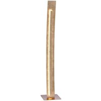 Elegante LED Stehlampe warmweiß 141 cm in Blattgold von Paul Neuhaus GmbH