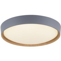 LED Deckenlampe Holz Metall Grau Ø51 cm 3720 lm dimmbar von Paul Neuhaus GmbH