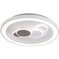 LED Deckenleuchte rund Weiß Schwarz Serienschalter 55 W von Paul Neuhaus GmbH