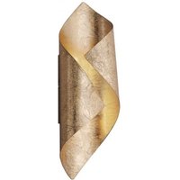 Stilvolle LED Wandleuchte Schalter 3000 K in Blattgold von Paul Neuhaus GmbH