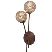 Wandleuchte Rustikal Rostbraun Gold H:44 cm G9 2-flmg von PAUL NEUHAUS