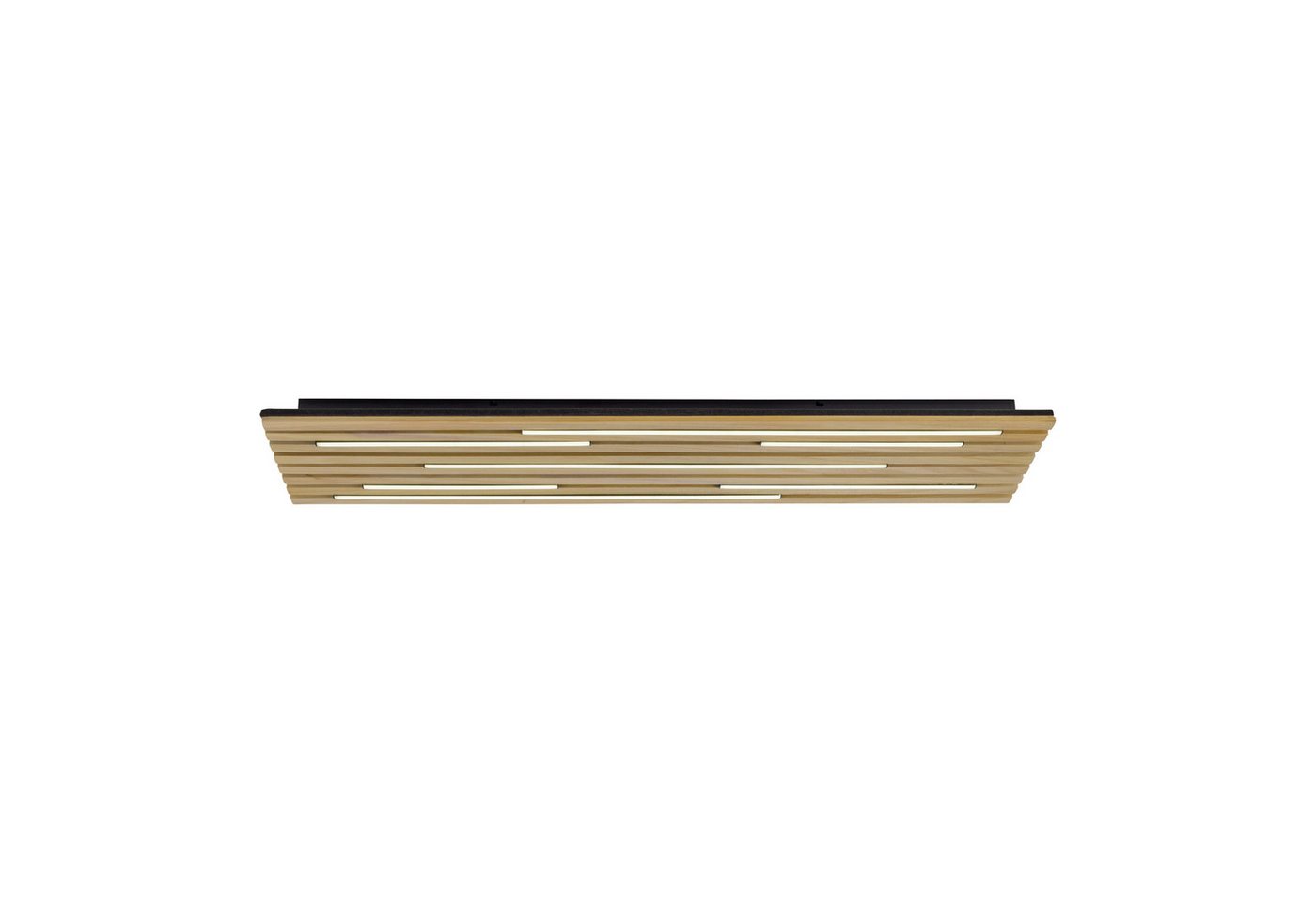 Paul Neuhaus Deckenleuchte Paul Neuhaus Deckenleuchte Q-AKUSTIK LBH 115x30.60x6 cm braun, Neutralweiß von Paul Neuhaus