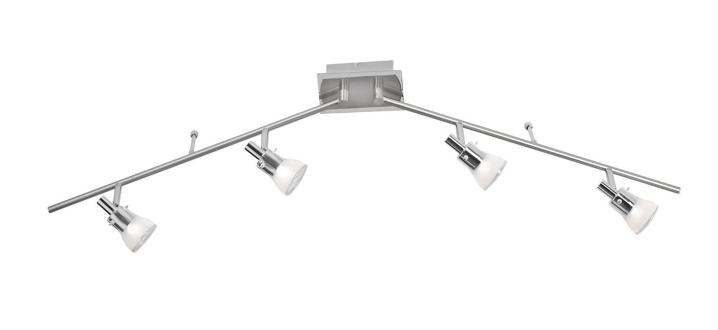 Paul Neuhaus LED Deckenleuchte LED Deckenlampe 4 flammig, Spots dreh- und schwenkbar, 4xLED/5W/3000K, mit Chromapplikationen, Leuchte ist schwenkbar Paul Neuhaus LED Deckenleuchte LED Deckenlampe 4 flammig, Spots dreh- und schwenkbar, 4xLED/5W/3000K, mit Chromapplikationen, Leuchte ist schwenkbar von Paul Neuhaus