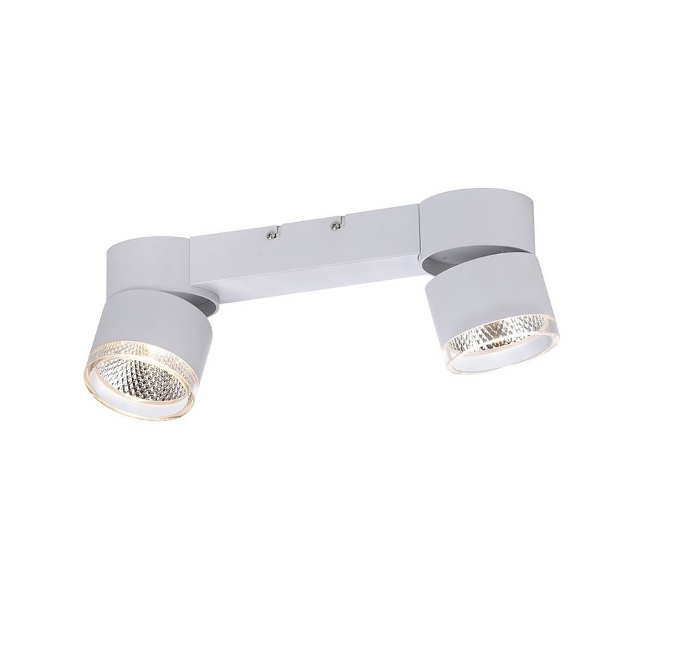 Paul Neuhaus LED Deckenleuchte LED Deckenstrahler PURE-NOLA, Strahler schwenkbar, dimmbar, Switchmo, 2xLED/15W/3000K, Spot Strahler schwenkbar warmweißes Licht von Paul Neuhaus