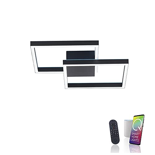 Paul Neuhaus LED Deckenleuchte Q-MARKO Smart Home, dimmbar, Fernbedienung, warmweiß - kaltweiß, Works with Alexa…… von Paul Neuhaus