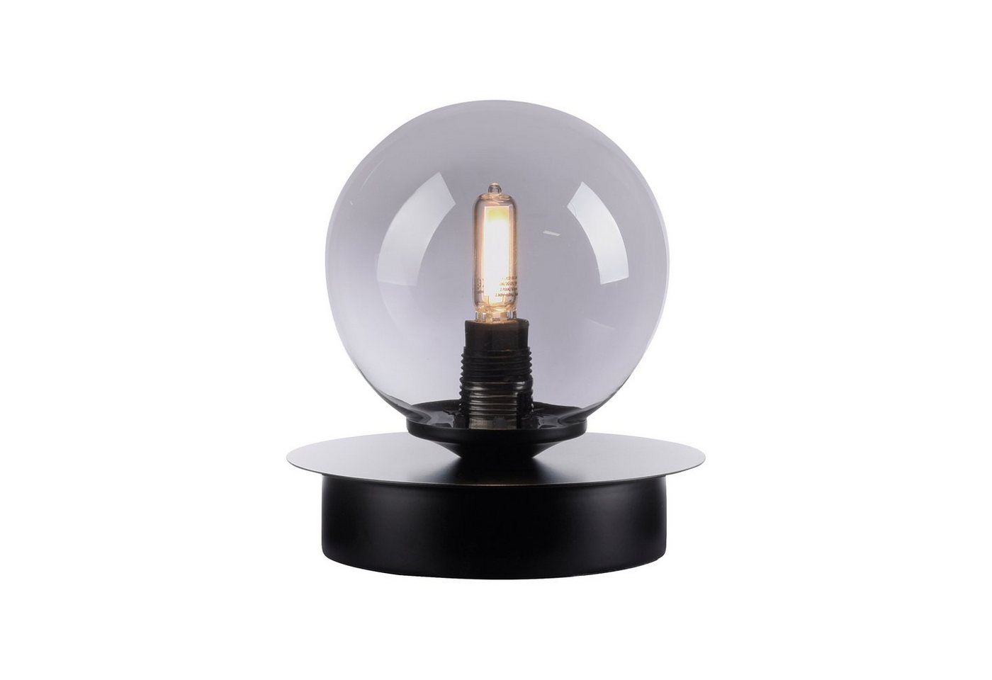 Paul Neuhaus LED Nachttischlampe WIDOW, LED wechselbar, Warmweiß, Schalter, Schnurschalter von Paul Neuhaus