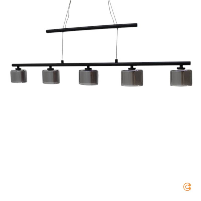 Paul Neuhaus Led Hängeleuchte Hydra Hängeleuchte Deckenlampe Lampe 5 Fl. Schwarz B-Ware von Paul Neuhaus
