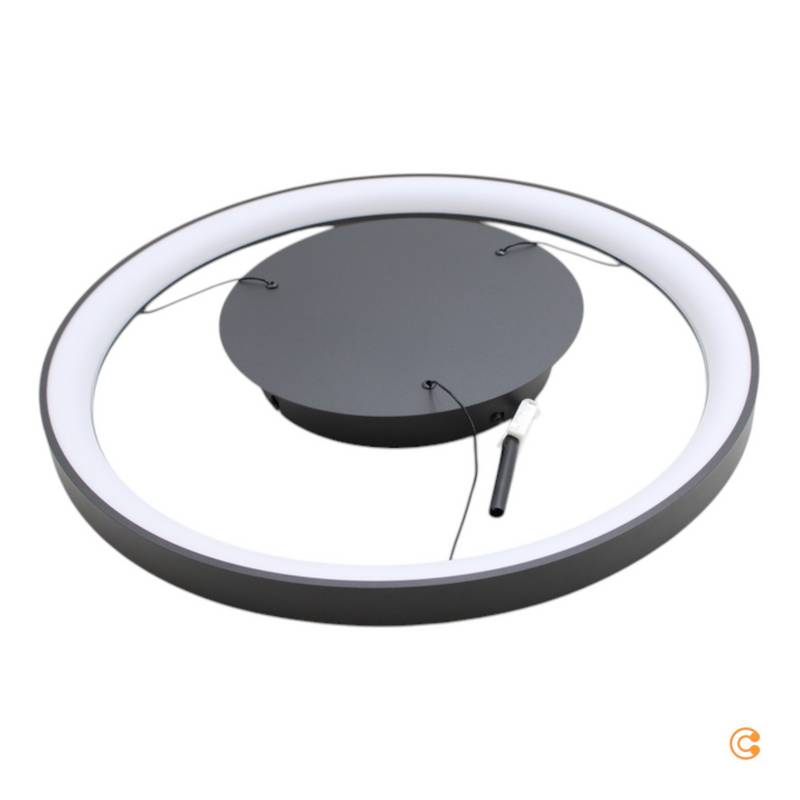 Paul Neuhaus Led Lampe Pendelleuchte Licht Schwarz Led Eisen ø 57 Cm Dimmbar B-Ware von Paul Neuhaus