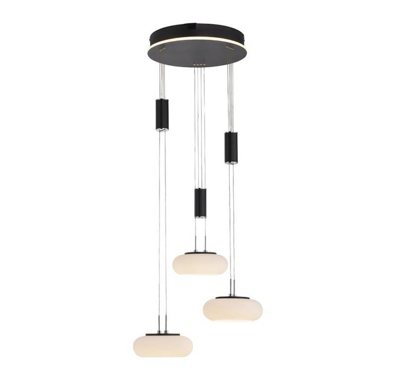 Paul Neuhaus Smarte LED-Leuchte LED Pendellampe Q ETIENNE Smart Home, Smart Home, CCT-Farbtemperaturregelung, RGB-Farbwechsel, Dimmfunktion, Memoryfunktion, mit Leuchtmittel, Warmweiß bis Tageslichtweiß, dimmbar Fernbedienung höhenverstellbar CCT Pendel von Paul Neuhaus