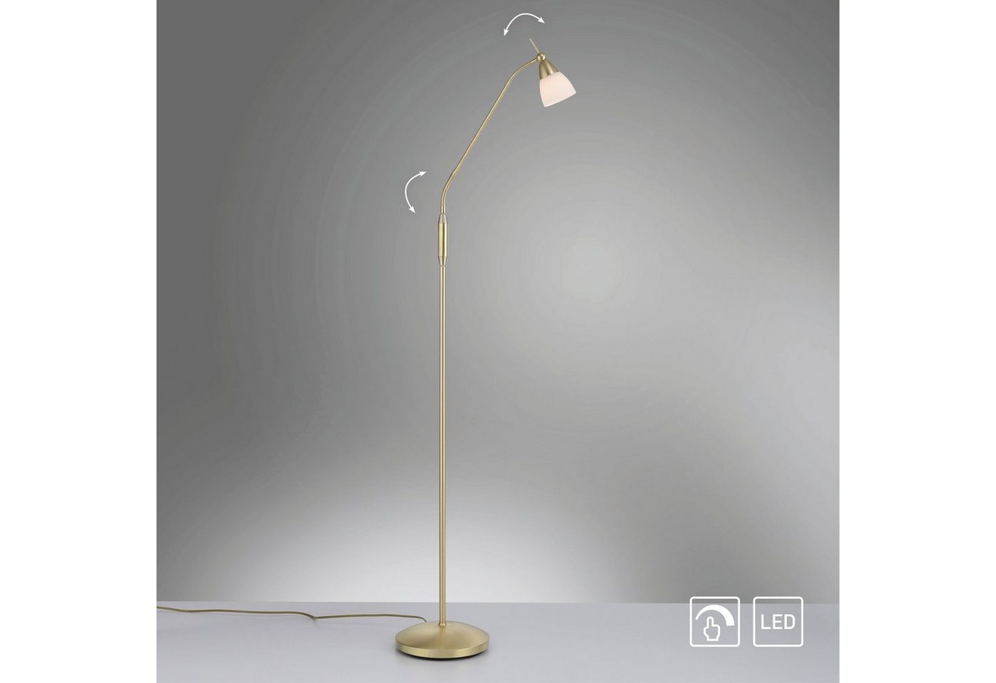 Paul Neuhaus Stehlampe PINO, LED wechselbar, Warmweiß von Paul Neuhaus