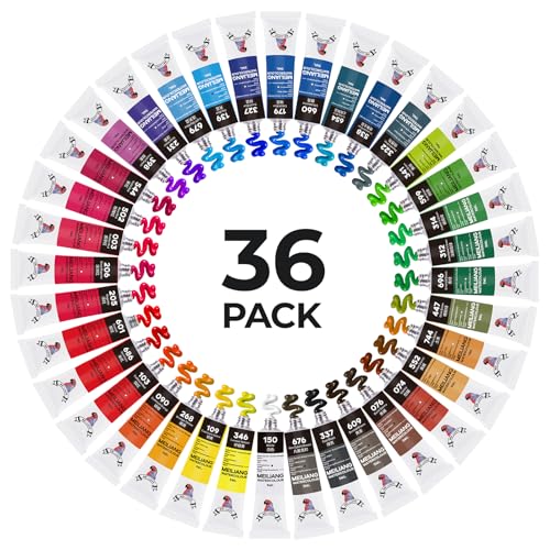 Paul Rubens MeiLiang Aquarellfarben-Set, 36 lebendige Farben, 5 ml (0,17 oz) Tube, ungiftige Wasserfarben, Aquarellmalerei, Künstlerbedarf, Malsets für Erwachsene und Jugendliche, Anfänger Paul Rubens MeiLiang Aquarellfarben-Set, 36 lebendige Farben, 5 ml (0,17 oz) Tube, ungiftige Wasserfarben, Aquarellmalerei, Künstlerbedarf, Malsets für Erwachsene und Jugendliche, Anfänger von Paul Rubens