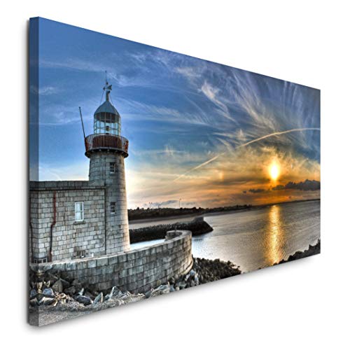 Paul Sinus Art GmbH Dublin 120x 50cm Panorama Leinwand Bild XXL Format Wandbilder Wohnzimmer Wohnung Deko Kunstdrucke von Paul Sinus Art GmbH