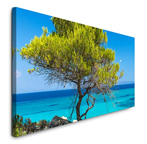 Paul Sinus Art GmbH Landschaft 120x 50cm Panorama Leinwand Bild XXL Format Wandbilder Wohnzimmer Wohnung Deko Kunstdrucke von Paul Sinus Art GmbH