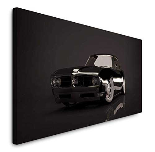 Paul Sinus Art GmbH Muscle-Car aus Amerika 120x 50cm Panorama Leinwand Bild XXL Format Wandbilder Wohnzimmer Wohnung Deko Kunstdrucke von Paul Sinus Art GmbH