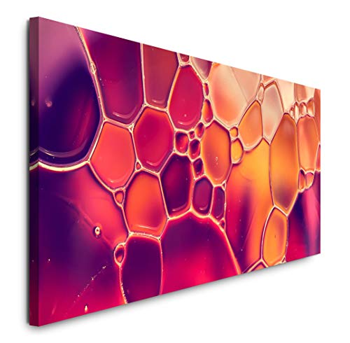 Paul Sinus Art GmbH Wasserblasen 120x 50cm Panorama Leinwand Bild XXL Format Wandbilder Wohnzimmer Wohnung Deko Kunstdrucke von Paul Sinus Art GmbH