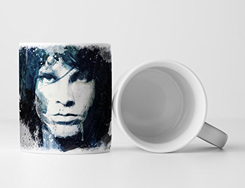 Jim Morrison Tasse als Geschenk, Design Sinus Art von Paul Sinus Art