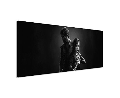 Paul Sinus Art Kunstdruck The_Last_of_Us_Remastered_2_150x50cm Panoramabild_Ausführung qualitativ hochwertiges Keilrahmenbild auf echter Leinwand als Wandbild auf Keilrahmen von Paul Sinus Art