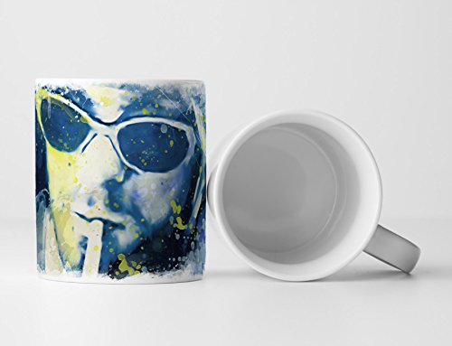 Kurt Cobain I Tasse als Geschenk, Design Sinus Art von Paul Sinus Art