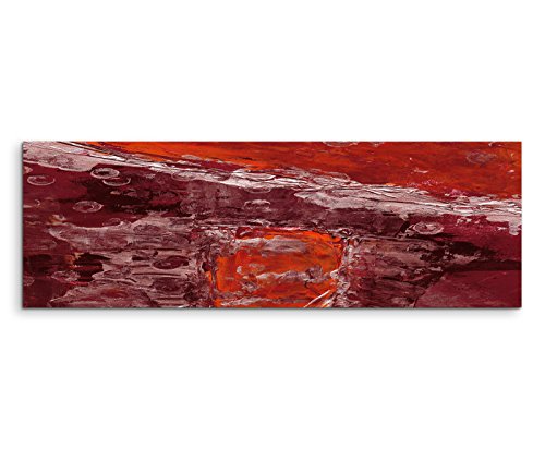 Paul Sinus Art 120x40cm Panoramabild abstrakt Leinwanddruck Kunstdruck Wandbild rot weinrot weiß gemalt Grunge Paul Sinus Art 120x40cm Panoramabild abstrakt Leinwanddruck Kunstdruck Wandbild rot weinrot weiß gemalt Grunge von dutis