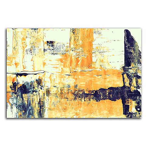 120x80cm Abstrakt001_Wandbild Abstrakte Kunst gelb weiß schwarz Kunstdruck auf Leinwand zeitloses Wohnambiente TOP moderne Wandgestaltung 120x80cm Abstrakt001_Wandbild Abstrakte Kunst gelb weiß schwarz Kunstdruck auf Leinwand zeitloses Wohnambiente TOP moderne Wandgestaltung von Paul Sinus Art