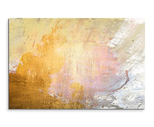 Paul Sinus Art 120x80cm Leinwandbild Leinwanddruck Kunstdruck Wandbild gelb beige grau weiß gemalt Paul Sinus Art 120x80cm Leinwandbild Leinwanddruck Kunstdruck Wandbild gelb beige grau weiß gemalt von Paul Sinus Art