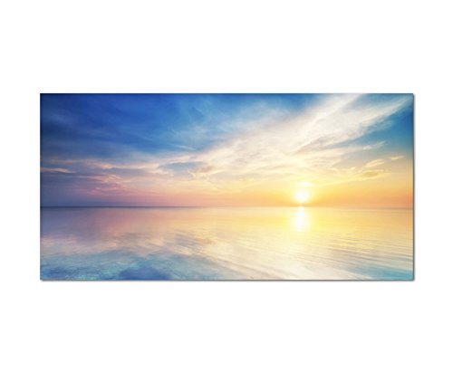 Paul Sinus Art 120x80cm - WANDBILD Himmel Luft Sonne Wasser Natur - Leinwandbild auf Keilrahmen modern stilvoll - Bilder und Dekoration von Paul Sinus Art