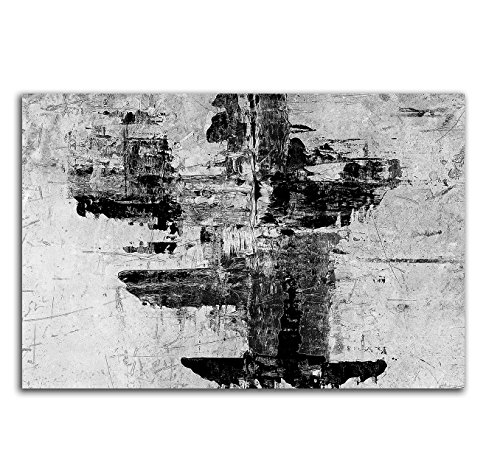 60x80cm Abstrakt050_Leinwandbild Abstrakte Kunst Kunstdruck schwarz weiß auf Leinwand zeitloses Wohnambiente TOP moderne Wandgestaltung 60x80cm Abstrakt050_Leinwandbild Abstrakte Kunst Kunstdruck schwarz weiß auf Leinwand zeitloses Wohnambiente TOP moderne Wandgestaltung von Paul Sinus Art