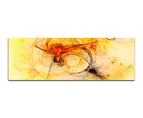 Paul Sinus Art Abstraktes Wandbild 150x50cm Abstrakt233 rot orange gelb beige schwarz Kunstdrucke auf Leinwand fertig bespannt Panoramaformat Paul Sinus Art Abstraktes Wandbild 150x50cm Abstrakt233 rot orange gelb beige schwarz Kunstdrucke auf Leinwand fertig bespannt Panoramaformat von Paul Sinus Art