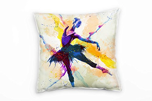 Paul Sinus Art Ballett VI Deko Kissen Bezug 40x40cm für Couch Sofa Lounge Zierkissen - Dekoration zum Wohlfühlen von Paul Sinus Art