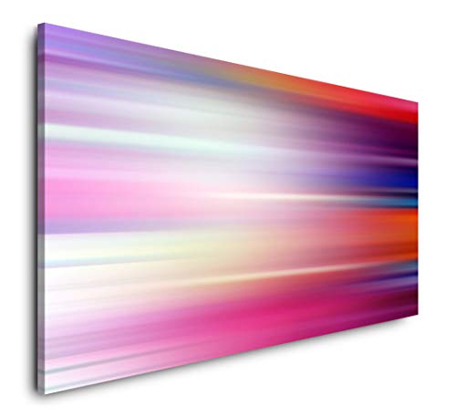 Paul Sinus Art Bunter Hintergrund 120x 60cm Panorama Leinwand Bild XXL Format Wandbilder Wohnzimmer Wohnung Deko Kunstdrucke von Paul Sinus Art