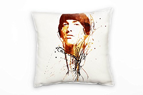 Paul Sinus Art Eminem Deko Kissen mit Füllung 40x40cm für Couch Sofa Lounge Zierkissen - Dekoration zum Wohlfühlen von Paul Sinus Art