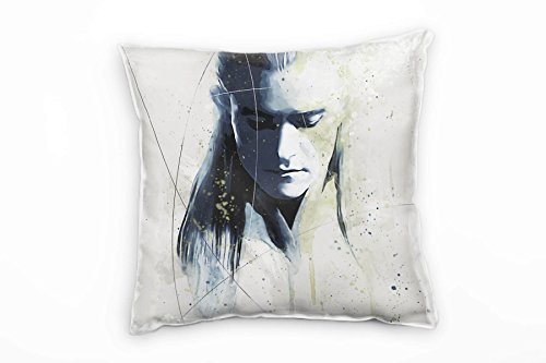 Paul Sinus Art Herr der Ringe Legolas Deko Kissen mit Füllung 40x40cm für Couch Sofa Lounge Zierkissen - Dekoration zum Wohlfühlen von Paul Sinus Art