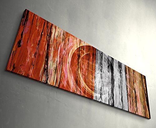 Paul Sinus Art Im Watt - Kunstdruck auf Leinwand gerahmt 150x50cm von Paul Sinus Art