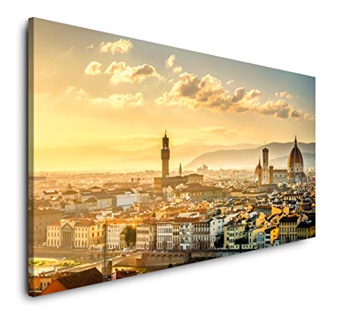 Paul Sinus Art Italien Panorama 120x 60cm Panorama Leinwand Bild XXL Format Wandbilder Wohnzimmer Wohnung Deko Kunstdrucke von Paul Sinus Art