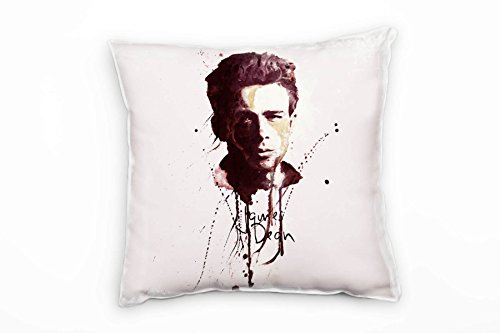 Paul Sinus Art James Dean III Deko Kissen Bezug 40x40cm für Couch Sofa Lounge Zierkissen - Dekoration zum Wohlfühlen von Paul Sinus Art