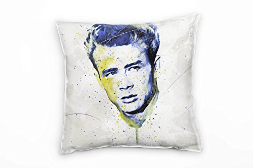 Paul Sinus Art James Dean IV Deko Kissen mit Füllung 40x40cm für Couch Sofa Lounge Zierkissen - Dekoration zum Wohlfühlen von Paul Sinus Art