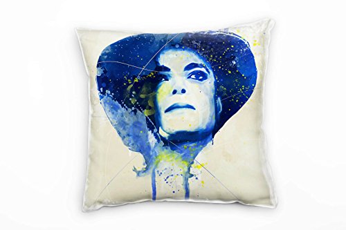 Paul Sinus Art Michael Jackson IV Deko Kissen mit Füllung 40x40cm für Couch Sofa Lounge Zierkissen - Dekoration zum Wohlfühlen von Paul Sinus Art