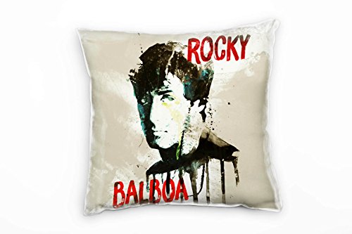 Paul Sinus Art Rocky Balboa Deko Kissen mit Füllung 40x40cm für Couch Sofa Lounge Zierkissen - Dekoration zum Wohlfühlen von Paul Sinus Art