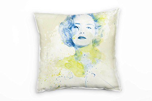 Paul Sinus Art Sharon Stone III Deko Kissen Bezug 40x40cm für Couch Sofa Lounge Zierkissen - Dekoration zum Wohlfühlen von Paul Sinus Art