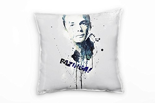 Paul Sinus Art Sheldon Cooper Deko Kissen mit Füllung 40x40cm für Couch Sofa Lounge Zierkissen - Dekoration zum Wohlfühlen von Paul Sinus Art