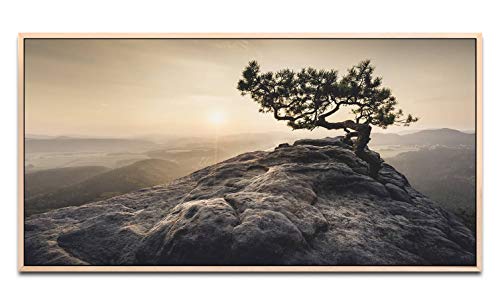 Sächsische Schweiz ca. 130x70cm Wandbild inklusive Schattenfugenrahmen naturfarbend - Panorama Leinwand Bild XXL Format Wandbilder Wohnzimmer Wohnung Deko Kunstdrucke Sächsische Schweiz ca. 130x70cm Wandbild inklusive Schattenfugenrahmen naturfarbend - Panorama Leinwand Bild XXL Format Wandbilder Wohnzimmer Wohnung Deko Kunstdrucke von Paul Sinus Art