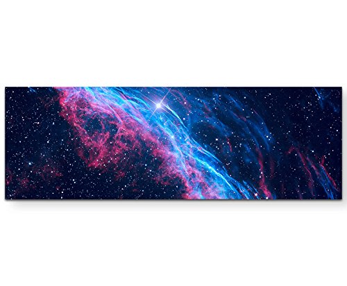 Paul Sinus Art Supernova - Panoramabild auf Leinwand in 120x40cm von Paul Sinus Art