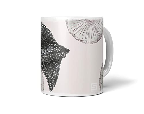 Dekorative Tasse mit schönem Motiv Rochen Aquarell schönem Design Kunstvoll Einzigartig von Paul Sinus