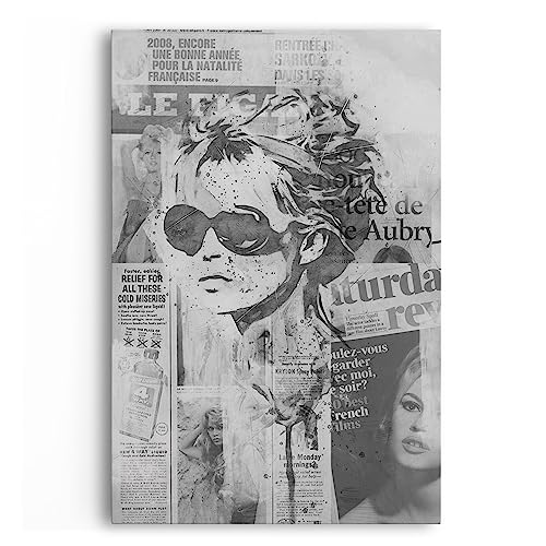 Paul Sinus Filmstar Brigitte Bardot Schwarz Weiß Kunstvoll Filmlegende Zeitung von Paul Sinus