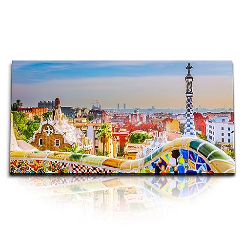 Paul Sinus Kunstdruck Bilder 120x60cm Barcelona Spanien Hundertwasser Farbenfroh Bunt Paul Sinus Kunstdruck Bilder 120x60cm Barcelona Spanien Hundertwasser Farbenfroh Bunt von Paul Sinus
