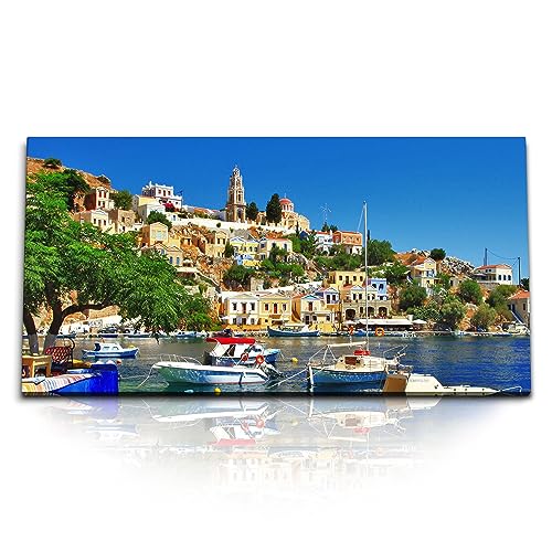 Paul Sinus Kunstdruck Bilder 120x60cm Griechische Insel Chalki traditionelles Küstendorf Mittelmeer Paul Sinus Kunstdruck Bilder 120x60cm Griechische Insel Chalki traditionelles Küstendorf Mittelmeer von Paul Sinus